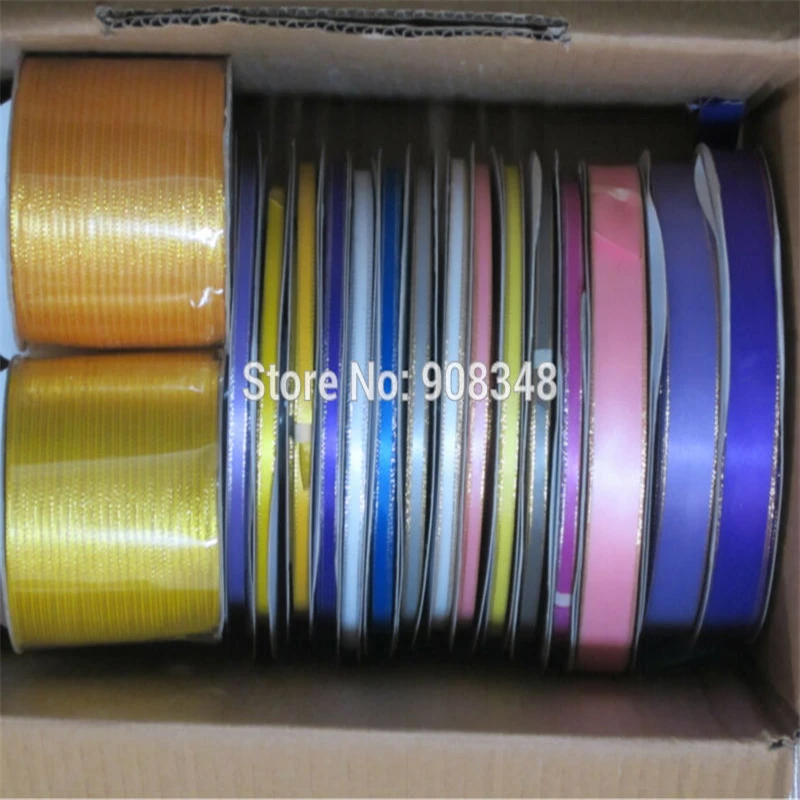 196 цветов 3/8 дюйма 9 мм полиэстер золото серебро фотоаксессуары ES009|satin ribbon|ribbon
