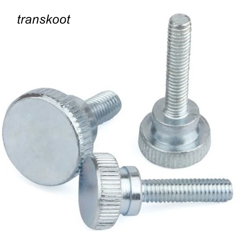10 шт. винты для компьютера из углеродистой стали|screw steel|knurled headm5 flat head screw |