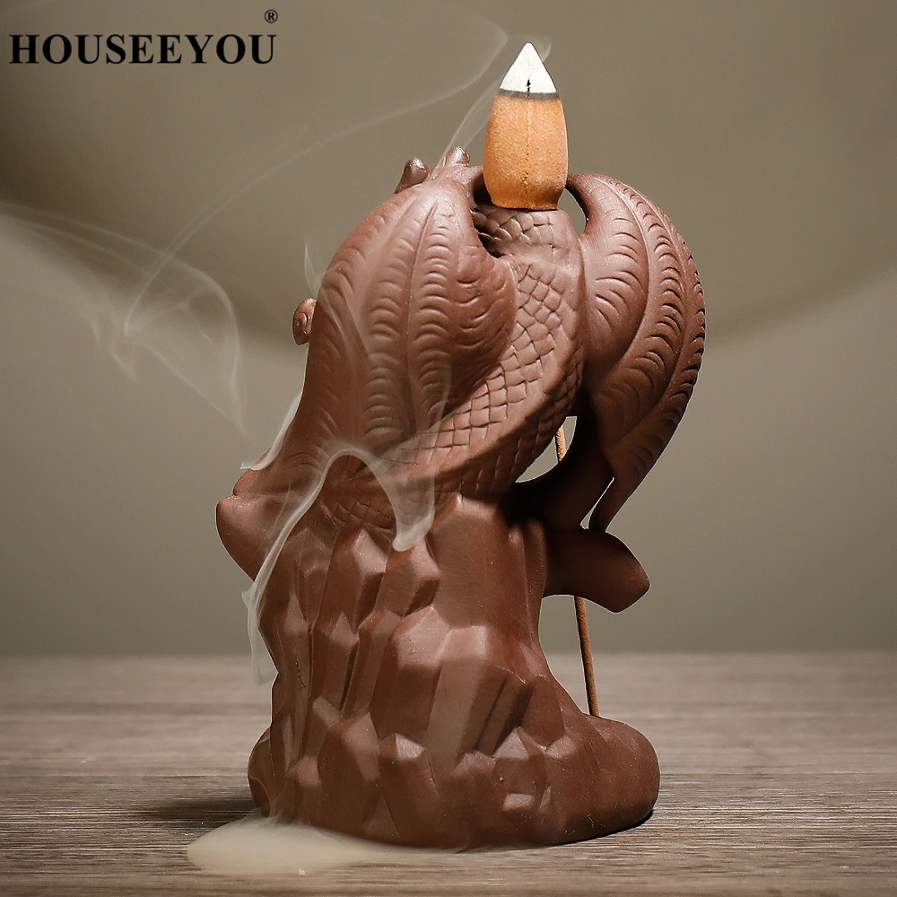 Курильница для ароматерапии подставка благовоний с рисунком дракона птерозавра