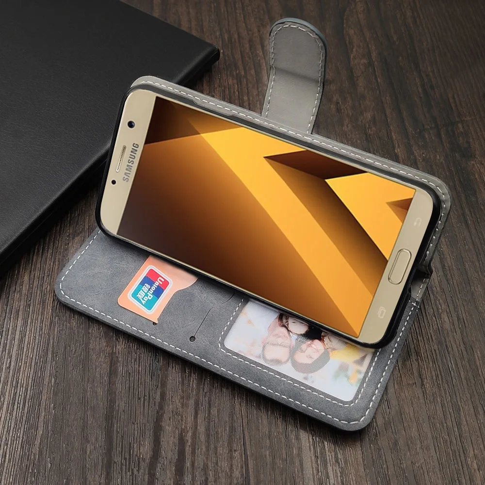 Роскошный чехол-бумажник для samsung Galaxy S8 S7 S6 edge S5 Neo, чехол, винтажный флип-чехол из кожи и силикона ТПУ, чехол с отделениями для визиток