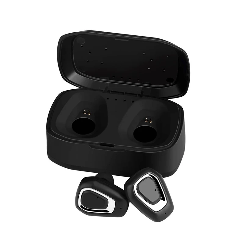 Настоящие беспроводные Bluetooth наушники удобные со стереозвуком и мощными басами