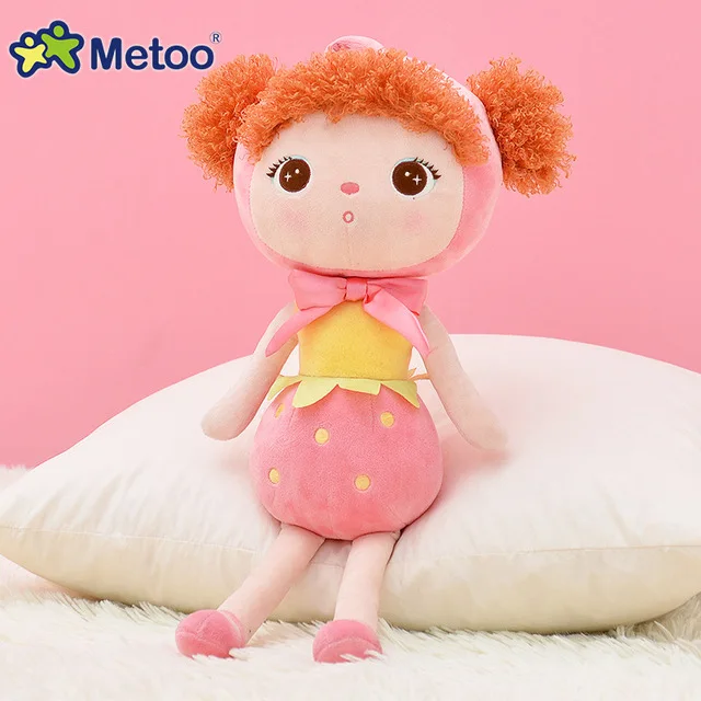 Kawaii Игрушки для девочек Metoo плюшевые мягкие Мультяшные Животные Прекрасный кеппель милые куклы для детей Рождественский подарок на день рождения - Цвет: 1083-7