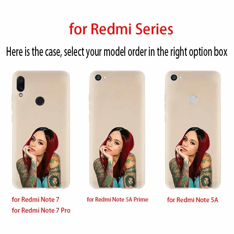 Модный мягкий чехол Kehlani из ТПУ для Xiaomi Redmi Note 10 9 8 7 6 5 Pro Max 10S 9S 9T 8T note10 чехол|Бамперы|