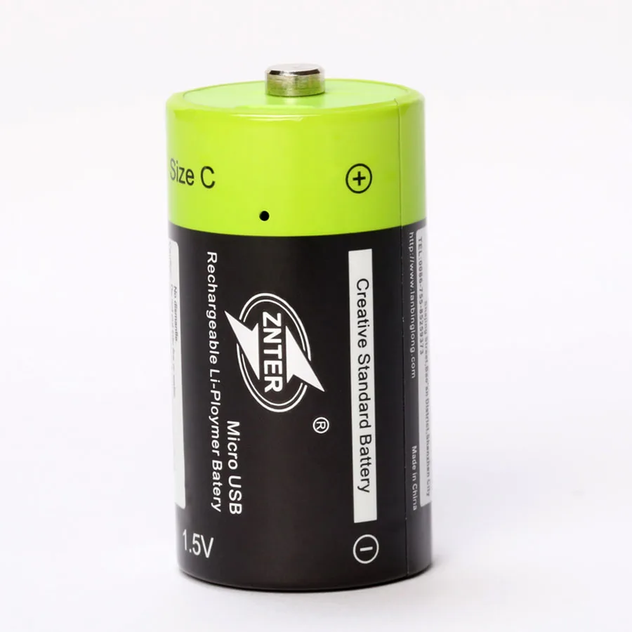 Аккумулятор ZNTER литий полимерный 1 5 в 3000 мАч USB|Перезаряжаемые батареи| |
