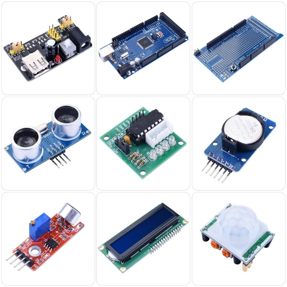 UNIROI для Arduino Mega2560 UNO комплект с учебники полный Starter Kit пламенем Сенсор 5 В модуль