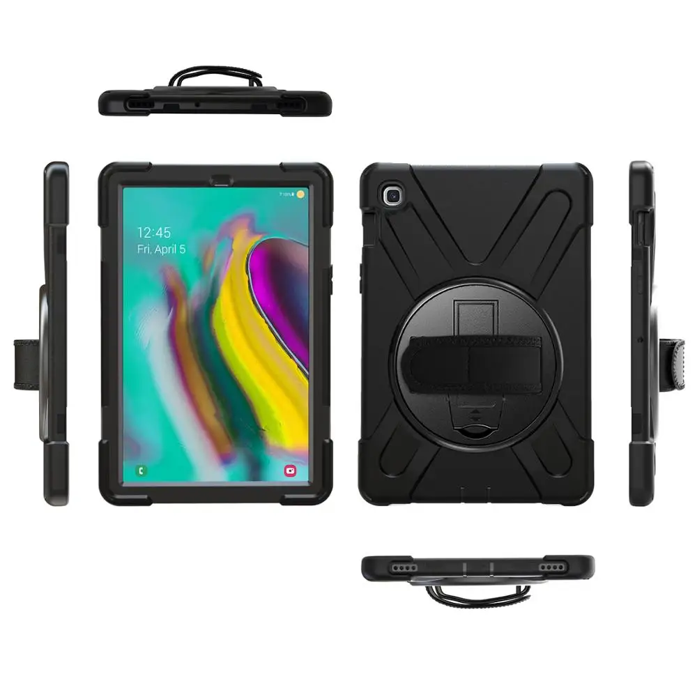 Чехол с плечевым ремнем для Samsung Galaxy Tab S5e 10 5 2019 SM-T720 SM-T725 T720 T725 вращающаяся