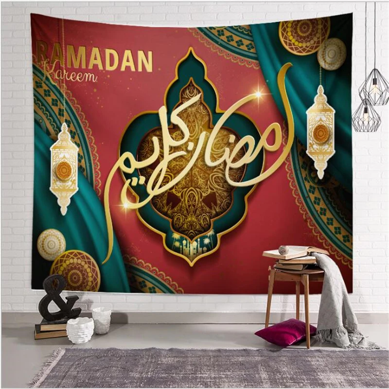 Festive Vintage Ramada Moon Holiday Gift Decoration Tapestry Wall Hanging Beach Towel Blanket Shawl Home | Дом и сад