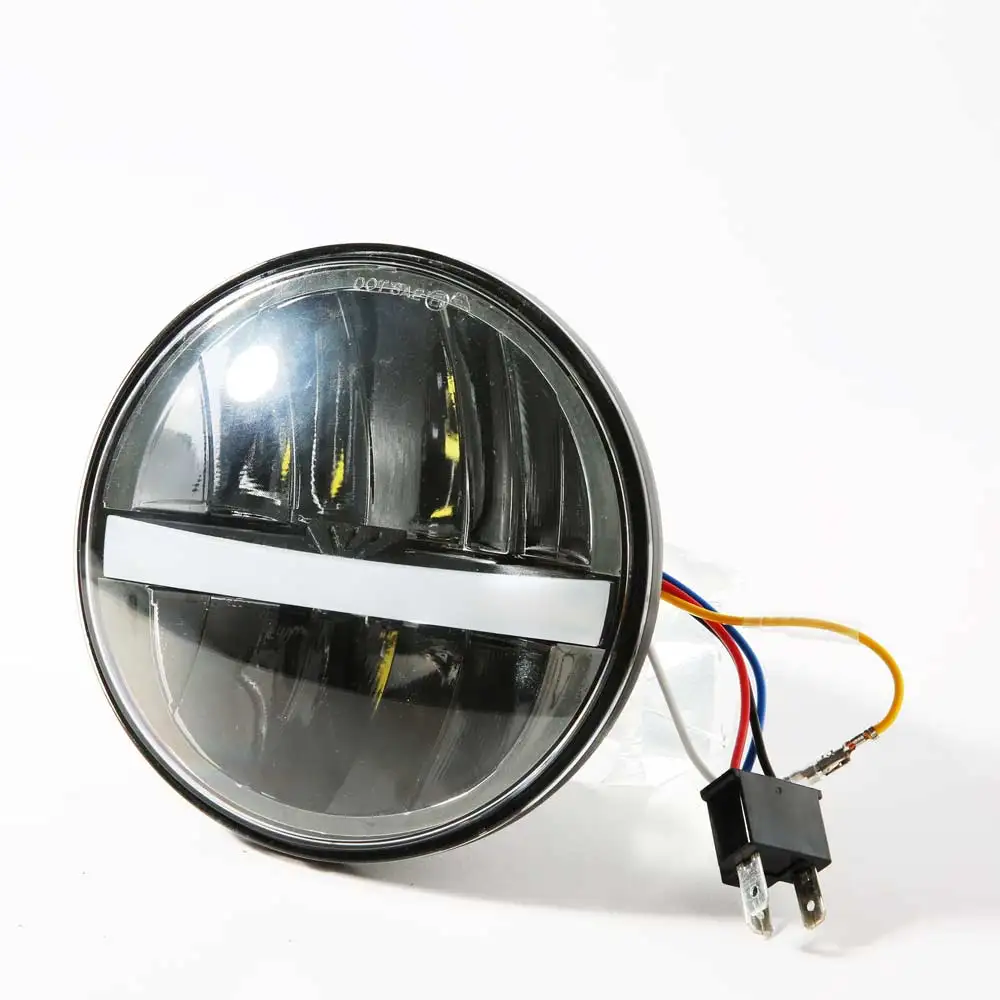 5,7" 5 3/4 светодиодный фара мотоцикла для Sportster 1200 XL1200L пользовательские XL1200C 883 XL883 883L XL883R 48 черный H4