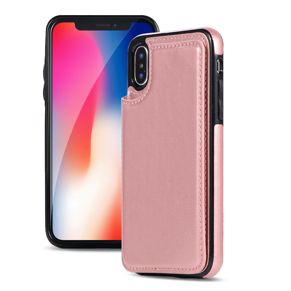 Чехол подставка CLETO для iPhone XR XS MAX 5S SE 6s 7 8Plus кожаный флип кошелек держатель фото
