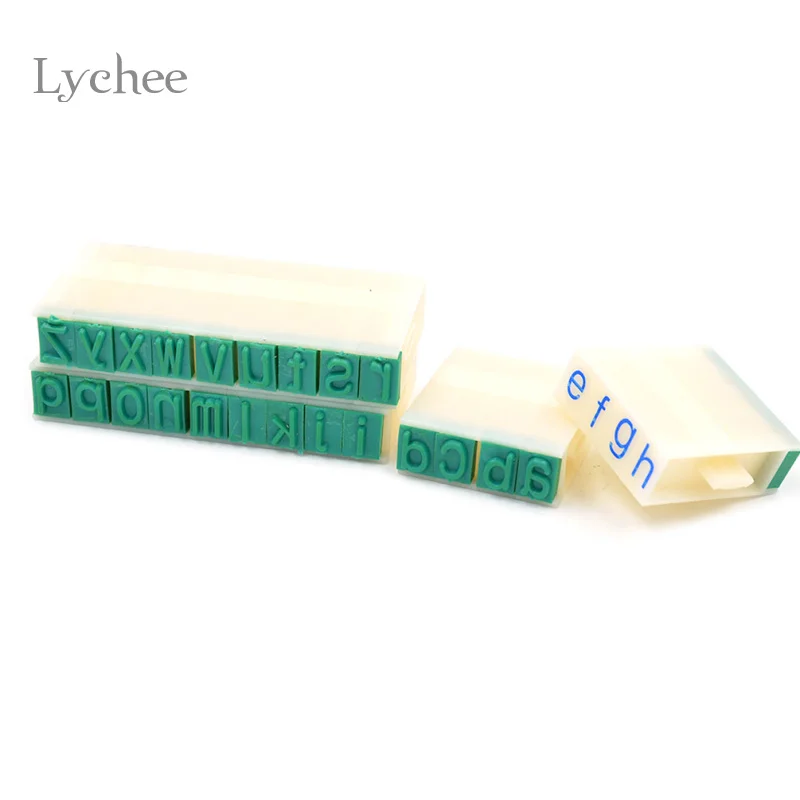 Lychee Life 1 набор Съемные пластиковые резиновые штампы с буквами английского
