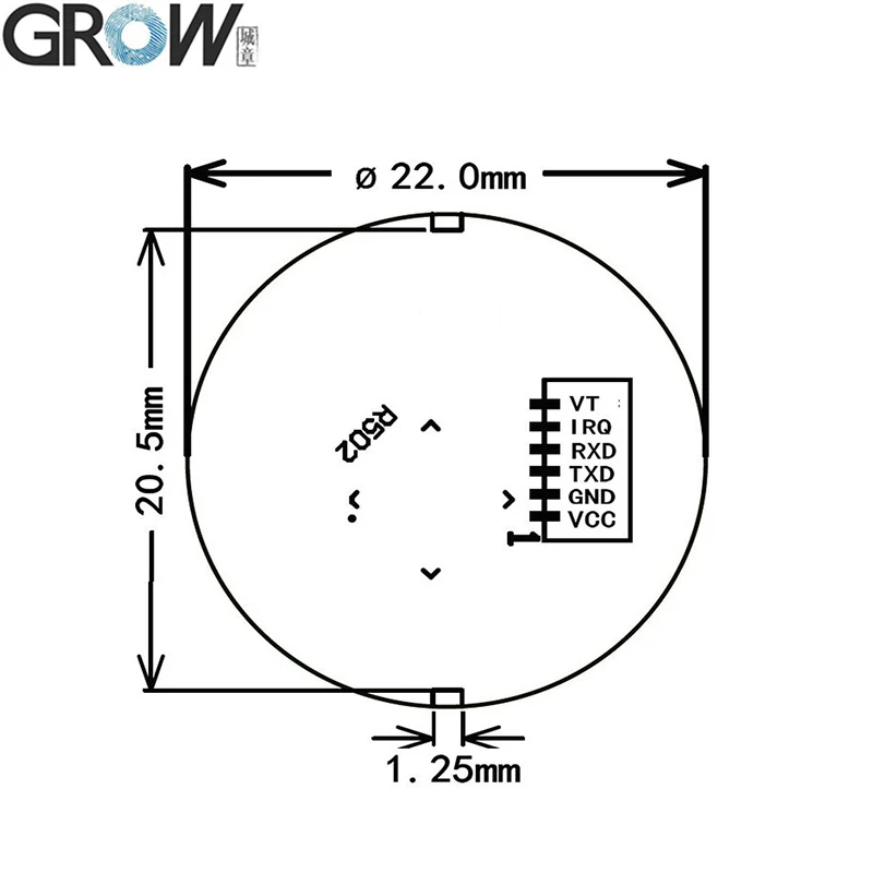 grow k202r502 dc12v low power consumption fingerprint recognition access control systemr502 capacitive fingerprint sensor free global shipping