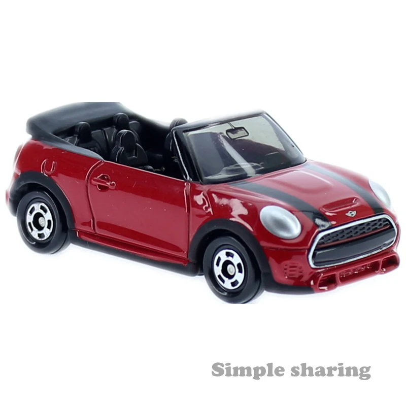 Takara Tomy Tomica 37 Mini John Cooper работает красное сердце 1/57 спортивный автомобиль Поп
