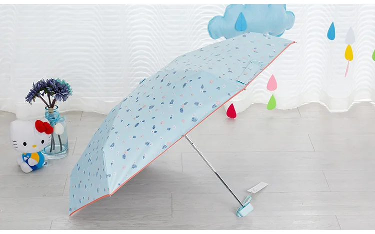 Kocotree Parapluie, Женский Зонт от дождя, для женщин и мужчин, зонт с мини-карманами, маленький складной зонт для детей, мужской зонт от солнца и дождя