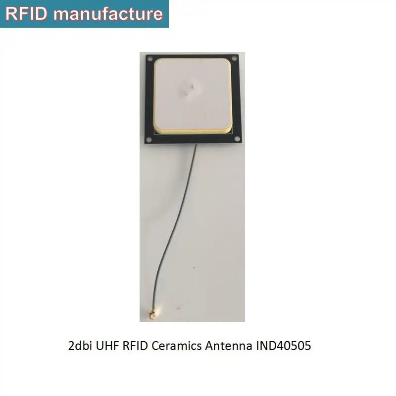 

45*45mm 2dBi ceramic 915mhz rfid antenna RHCP circular polarization small uhf rfid tag antenna for warehouse management