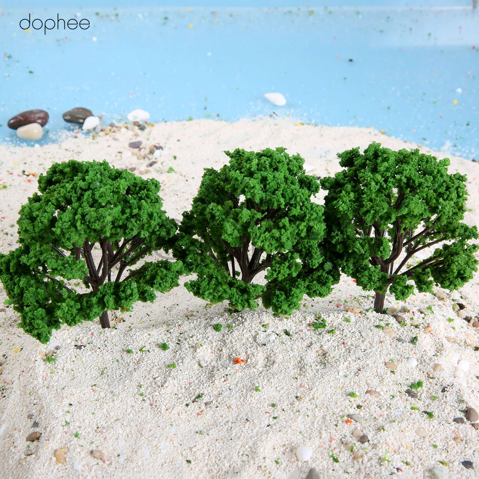 Dophee 5 шт. 120 мм архитектурная модель для строительства железной дороги садовый