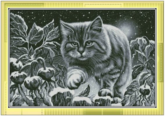 Бесплатная доставка высокое качество популярная вышивка крестиком Снежная