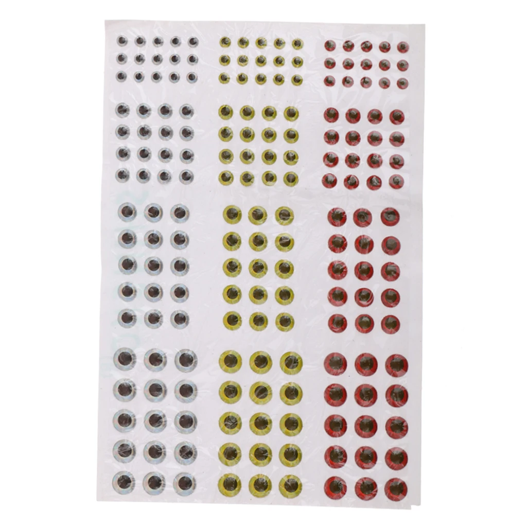 183 шт. 3D рыболовные глаза для приманки набор водонепроницаемые реалистичные