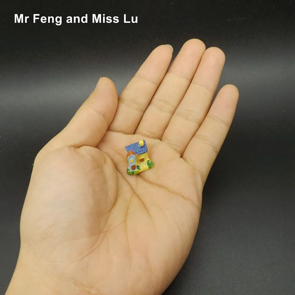 Винтажная вилла Миниатюрный Мини Ремесло микро DIY аксессуары модель игрушки