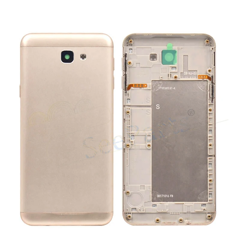 Для Samsung Galaxy J5 Prime G570 G570F G570K Задняя крышка батареи Дверь стеклянная корпуса для