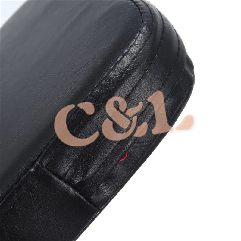 Черная прямоугольная спинка подушка для Сисси бара подходит Harley Kawasaki Suzuki Honda BMW|pad