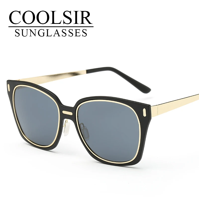 Coolsir 2017 унисекс Ретро Поляризованные Солнцезащитные очки Брендовая Дизайнерская
