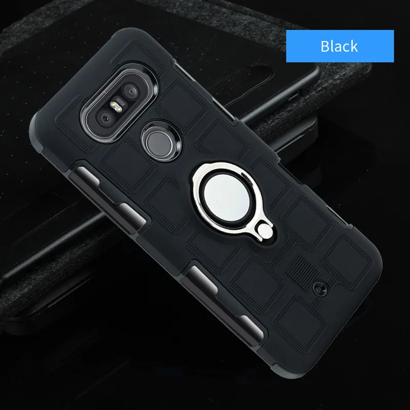 Роскошный чехол для мобильного телефона с магнитной подставкой для LG Q8 Q6 Plus Q6a Q Stylo 4, чехол для LG Q6 V30 K8 K10, чехол для телефона с кольцом на палец s