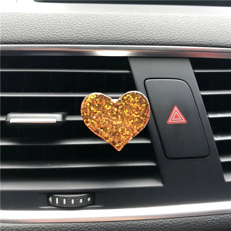 Golden Милый кактус освежитель воздуха автомобильный выход кондиционера Клипса-диффузор аксессуары дополнение духи ароматизатор персиковый аромат - Название цвета: Golden