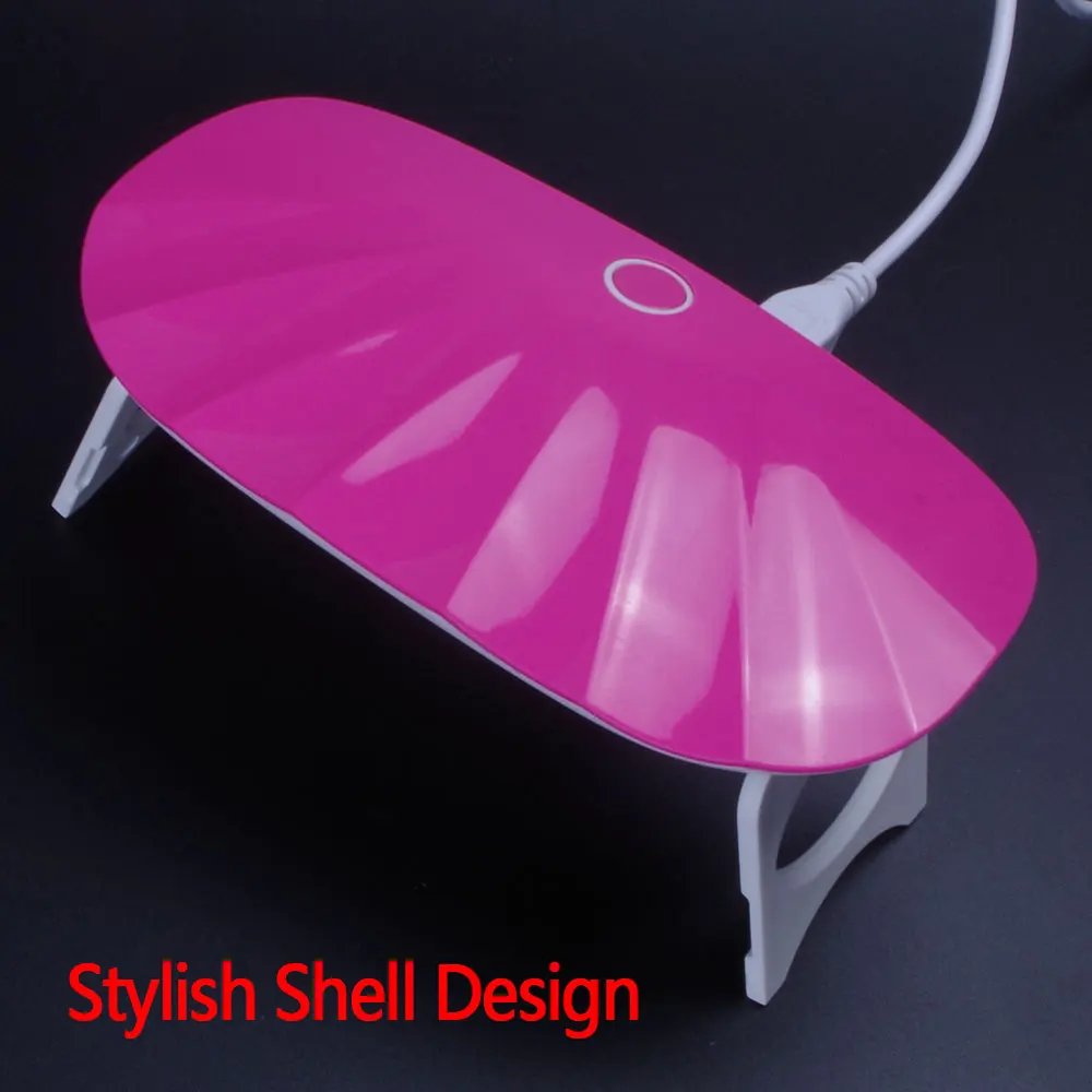 Yinikiz Mini Shell 6W UV Светодиодная лампа для сушки ногтей портативный инструмент