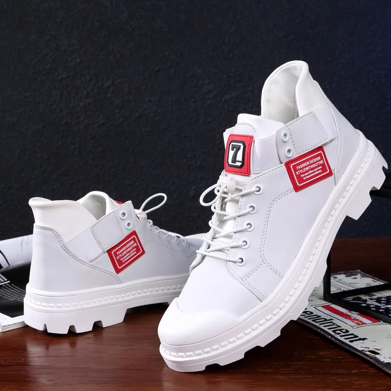 BomKinta Brand Designer Non-Slip Casual Leather Tooling Shoes Men White Driving Elastic Band Male Moccasins | Обувь
