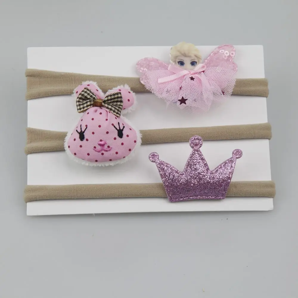 Распродажа 3 шт./компл. головная повязка для новорожденных облегающая мягкая