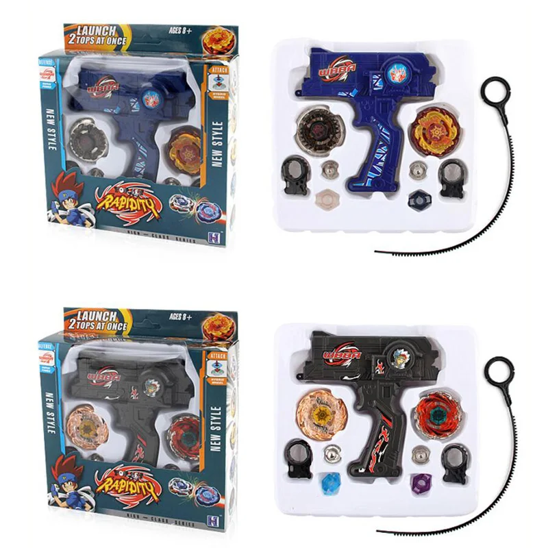 Новинка набор beyblades из 2 предметов Beyblades burst металлическая фотовспышка с ручкой