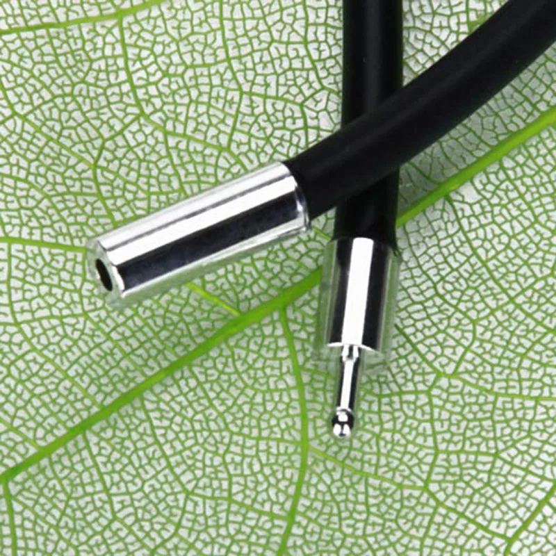 3 мм черный резиновый шнурок для ожерелья с застежкой из нержавеющей стали 25 5