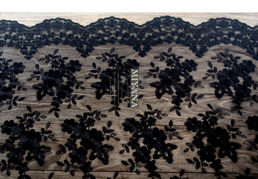 1 ярд французская Тюлевая кружевная ткань 130 см белая самодельная Изысканная