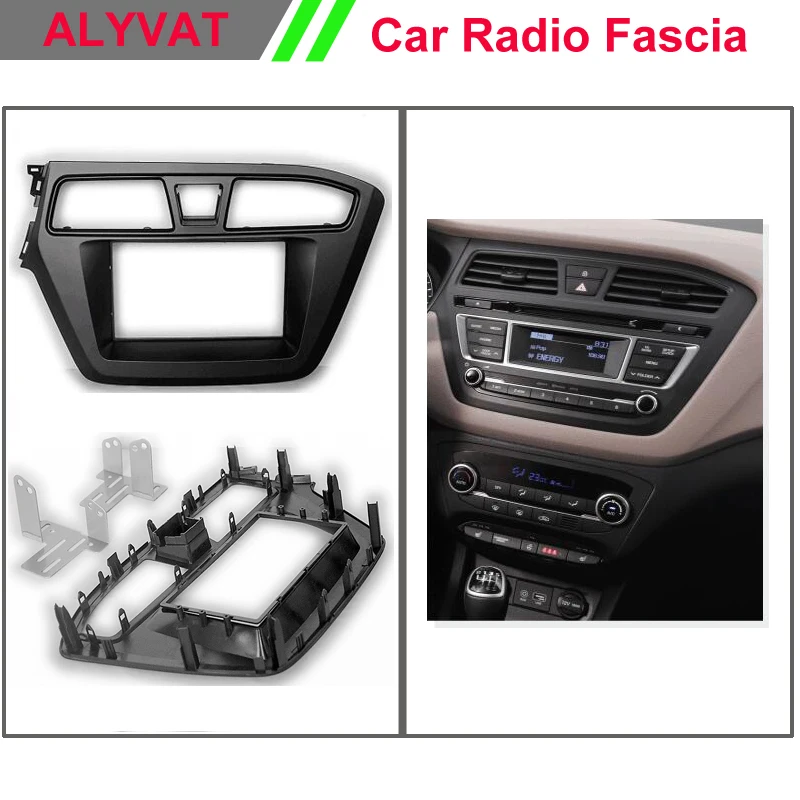 Двойной DIN Dash Radio Facia для 2014 2015 HYUNDAI I 20 i20 (левосторонний привод) CD панель комплект