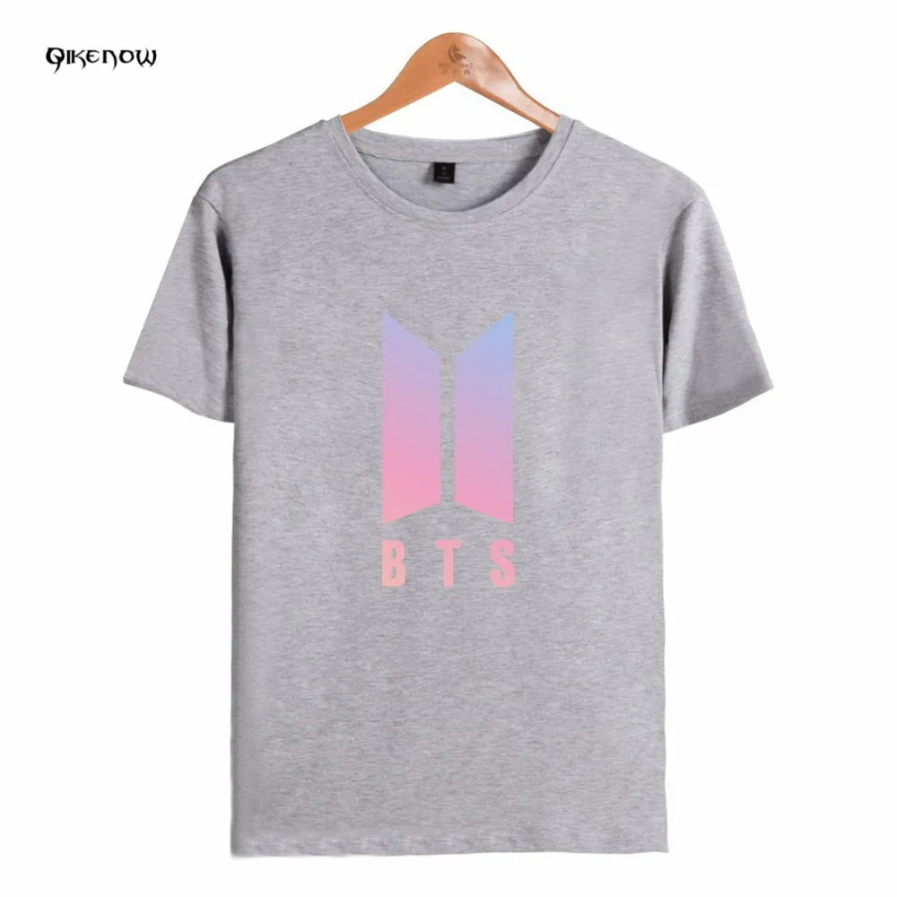Qikenow Растениеводство Топ 2018 т рубашка Для женщин BTS Harajuku футболка плюс Размеры