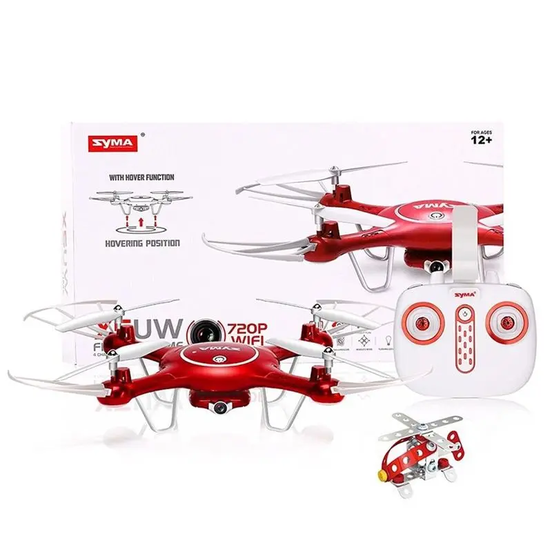 Дрон RC Квадрокоптер SYMA X5UW с wifi камерой FPV Профессиональный Квадрокоптер 720P передача в реальном времени RC вертолет