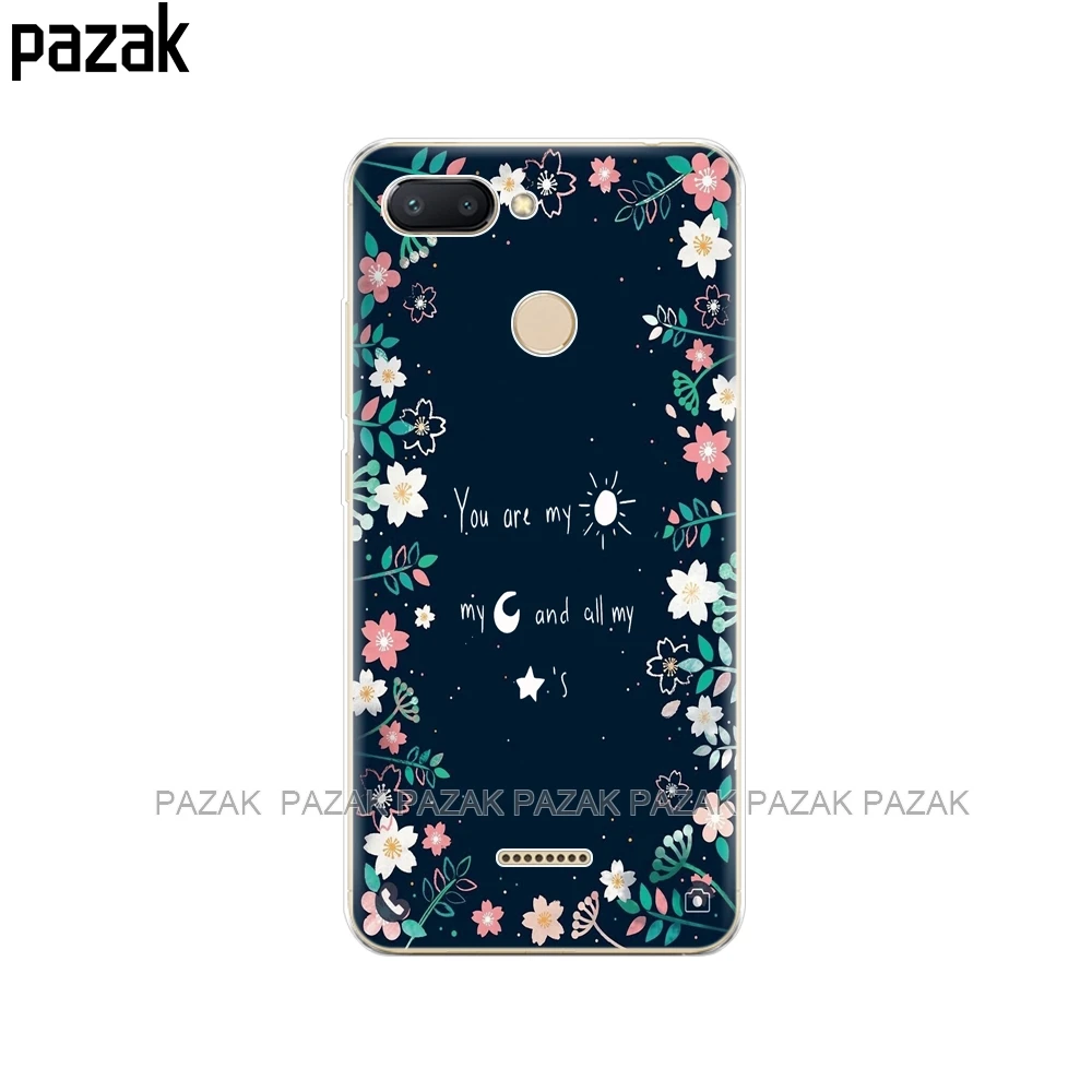 34260 Силиконовый чехол для Xiaomi Redmi 6, чехлы, полная защита, мягкая задняя крышка из ТПУ, чехол для телефона Xiaomi Redmi6, бампер hongmi 6, чехол - Цвет: 34260
