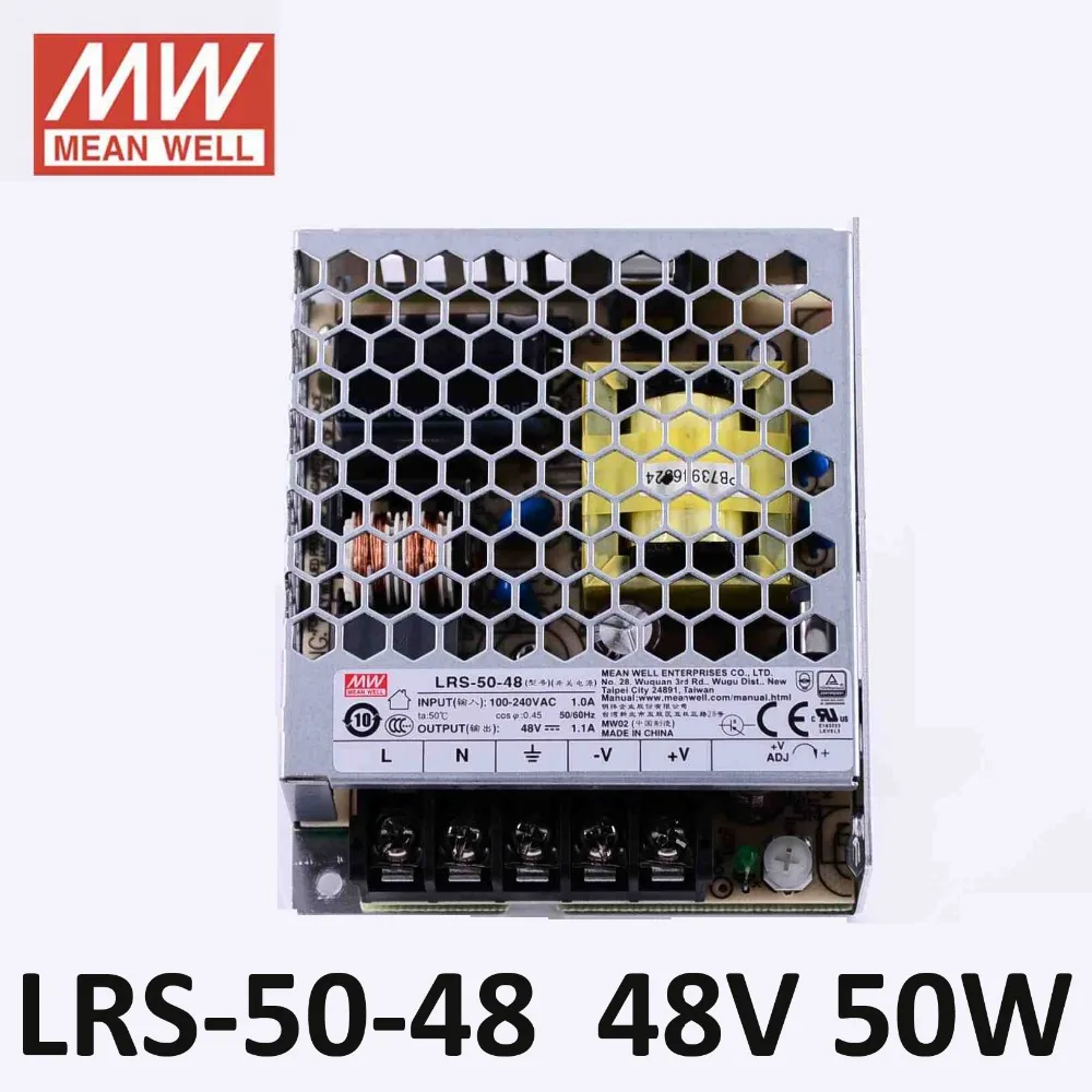 источник питания Meanwell dc 48 В 50 Вт Импульсный Источник Питания Драйвера для