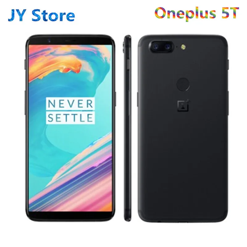 OnePlus 5 T 8 ГБ 128 Гб ПЗУ 18:9 Pantalla Completa Snapdragon 835 смартфон 6,0" AMOLED 4G LTE 20MP IMX398 carga raspida NFC OneP