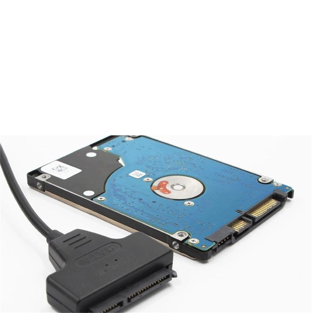 Горячая SATA к USB 2 0 до 7 15 22pin адаптер Кабели внешняя мощность для 5 ''Ssd Hdd жесткий