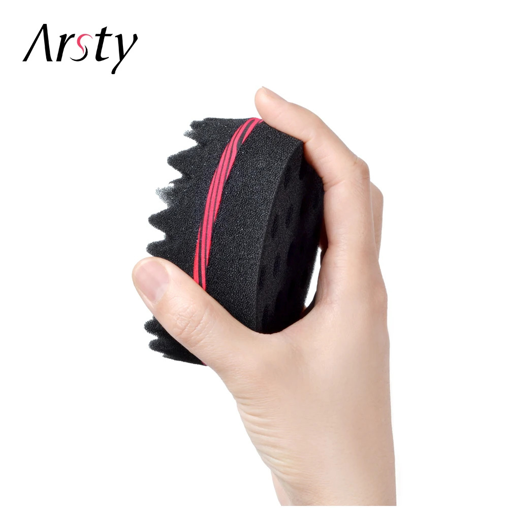 Волнообразная губка для создания естественной завитой прически "African Multi-Side Side Braided Twisted Hair Styling Tool".