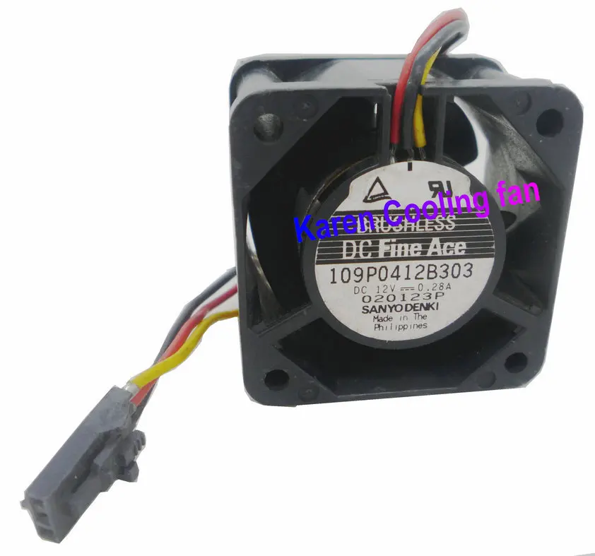

4cm 109P0412B303 4028 12v 0.28a 3wire cooling