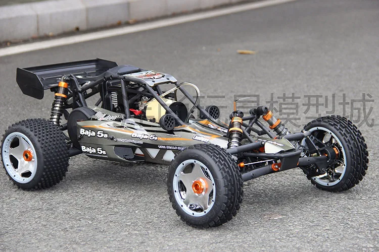 Газовый двигатель 1:5 SY Baja куб. См 2T мощный из нейлона с пультом дистанционного