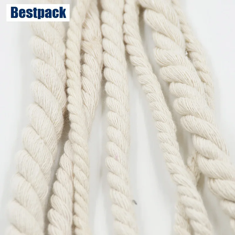 Декоративный шнурок из 100% хлопка для рукоделия 4 мм 20 мм|drawstring cord|cotton roperope decoration |