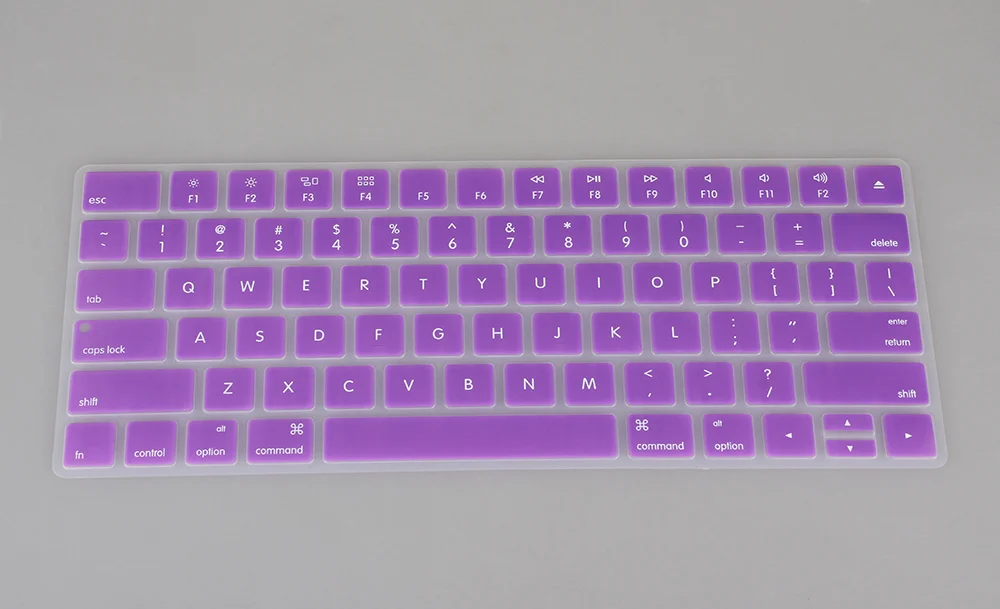 Силиконовая накладка на клавиатуру с английским алфавитом США защитный чехол