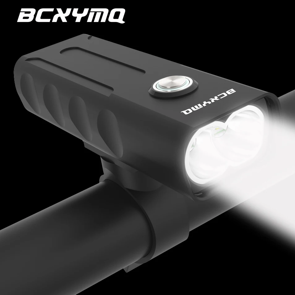 Высокая Ёмкость велосипед света 1000 Lume Встроенный Батарея USB Перезаряжаемые