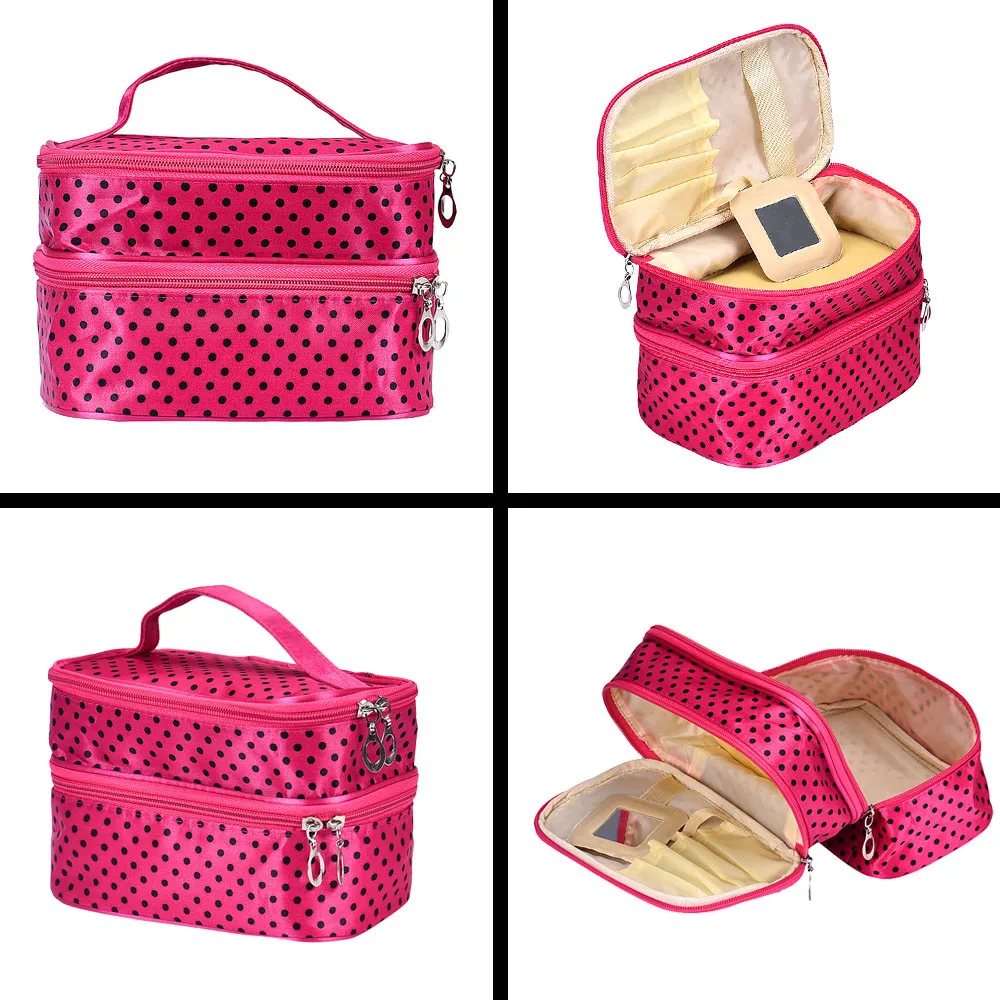 Ladies Men Women Make up Makeup Organizer Bag Cosmetic Bag Toiletry Portable Cosmetic Organizer Makeup Case Pouch Zip Bag