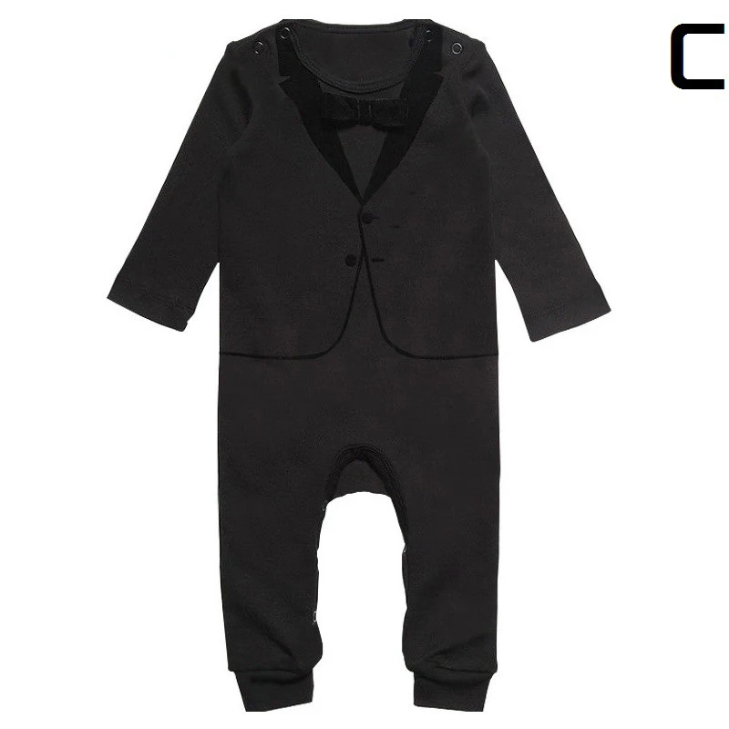 New fashion Christmas autumn children's rompers baby one pieces long sleeve body suits for boy clothes kid party A suit |