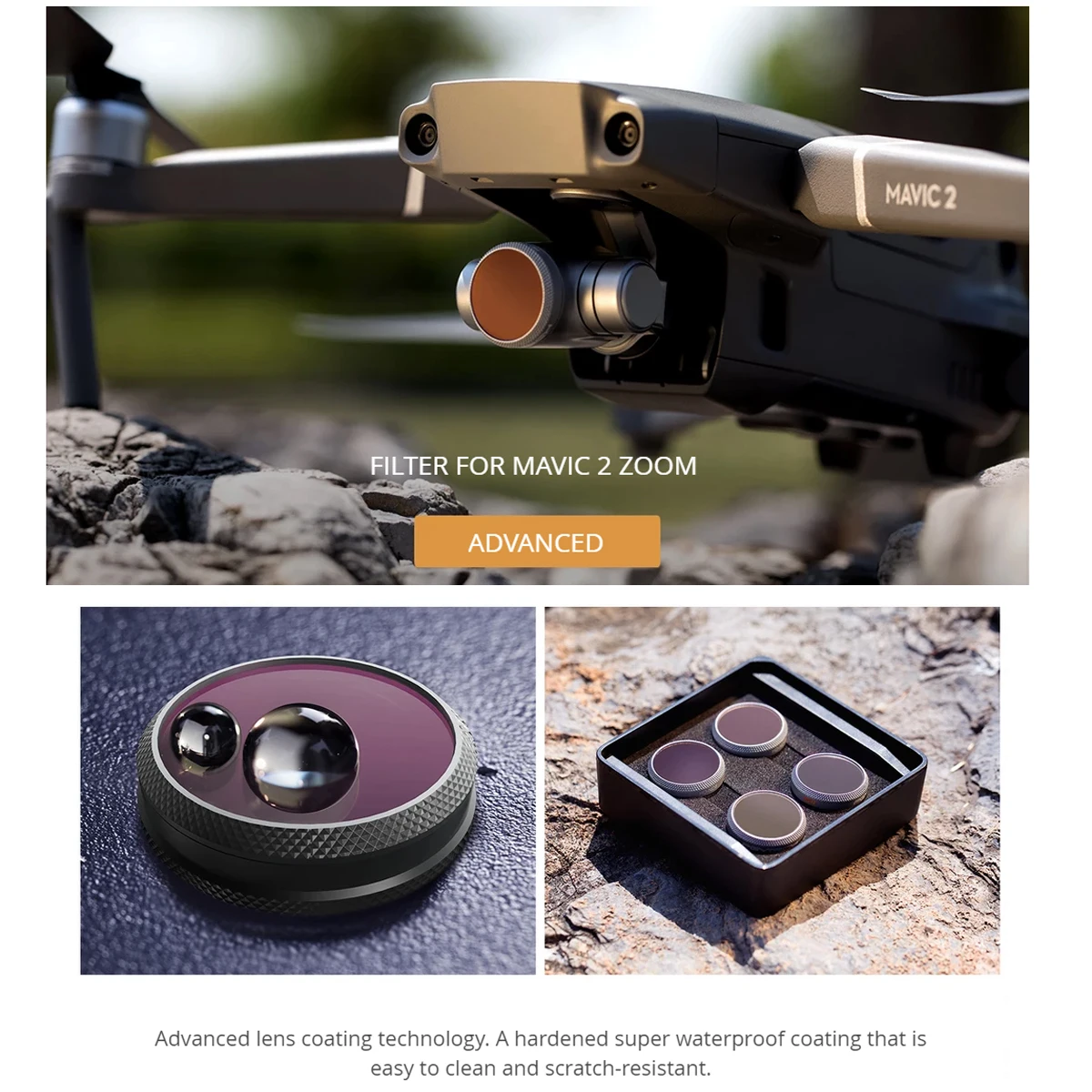 PGYTECH аксессуары комбо для MAVIC 2 Zoom чехол переноски пропеллера/контрольная палка