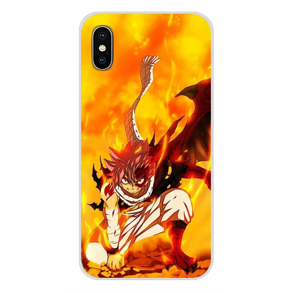 Прозрачный чехол из ТПУ для Xiaomi Redmi 4A S2 Note 3 3S 4 4X5 Plus 6 7 6A Pro Pocophone F1 Hot Anime Manga Fairy Tail Logo |